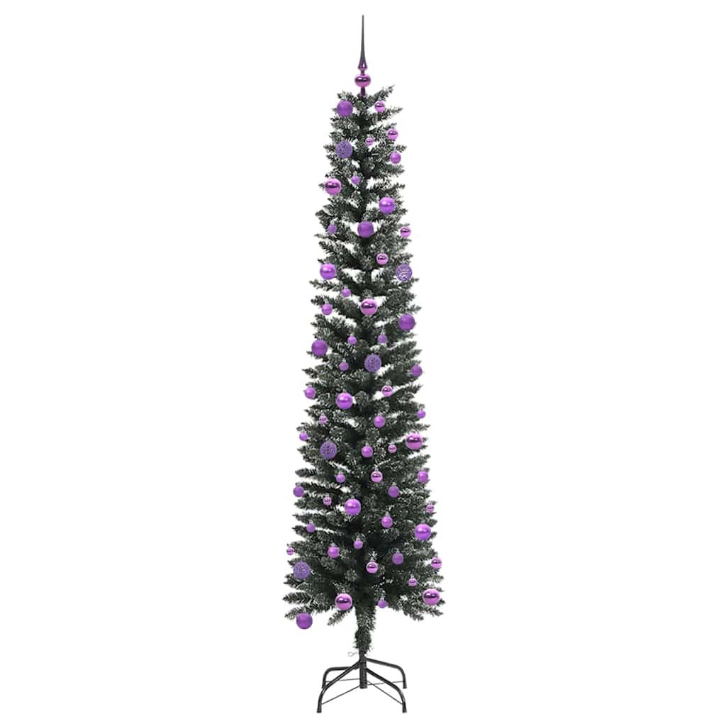 Artificial Christmas Tree with 300 LEDs with Stand Green 240 cm