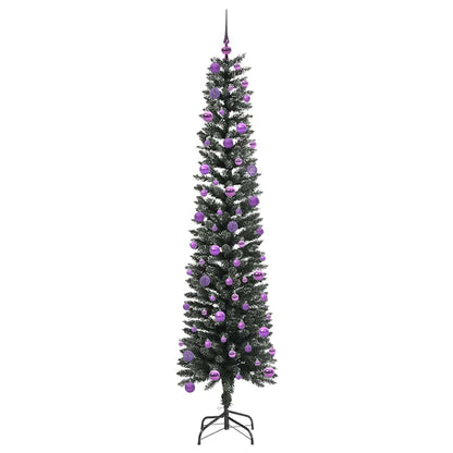 Artificial Christmas Tree with 300 LEDs with Stand Green 240 cm