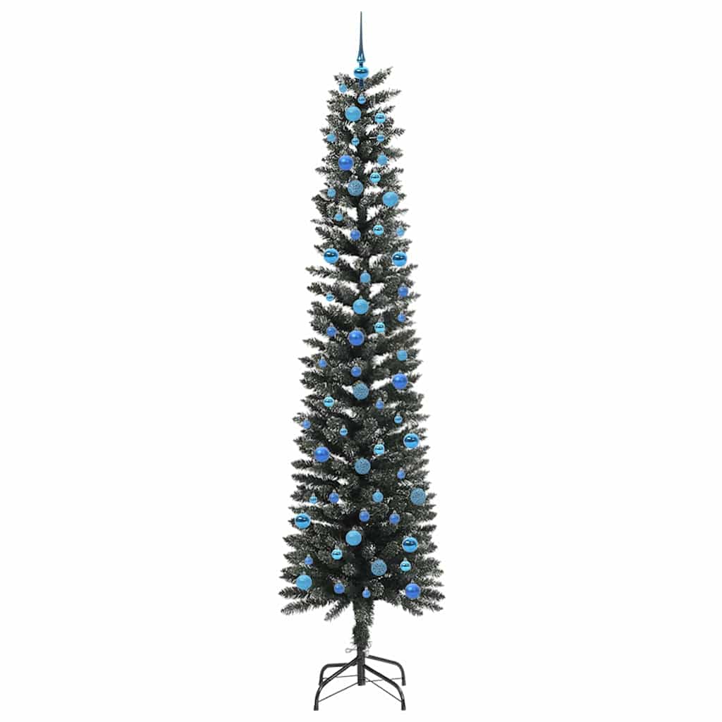 Artificial Christmas Tree with 300 LEDs with Stand Green 240 cm
