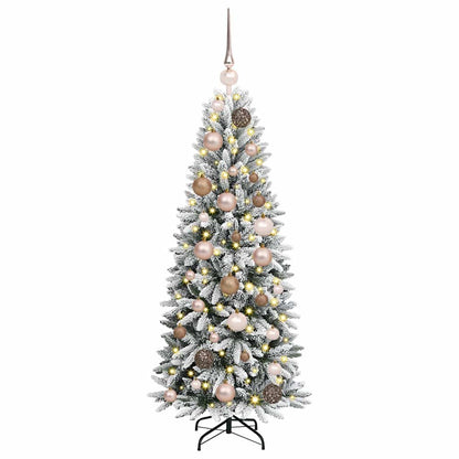 Artificial Christmas Tree with 150 LEDs with Stand White 120 cm