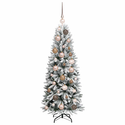 Artificial Christmas Tree with 150 LEDs with Stand White 120 cm
