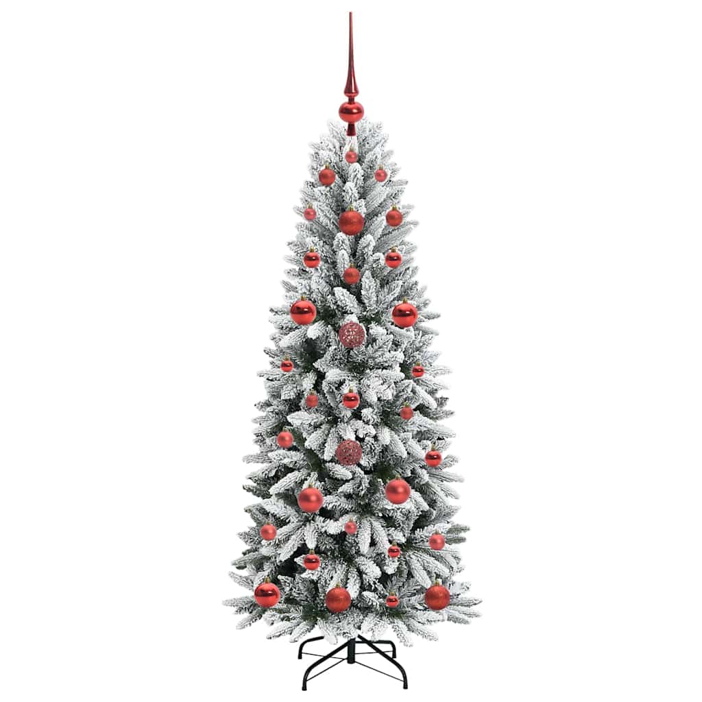 Artificial Christmas Tree with 150 LEDs with Stand White 120 cm