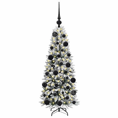 Artificial Christmas Tree with 150 LEDs with Stand White 120 cm