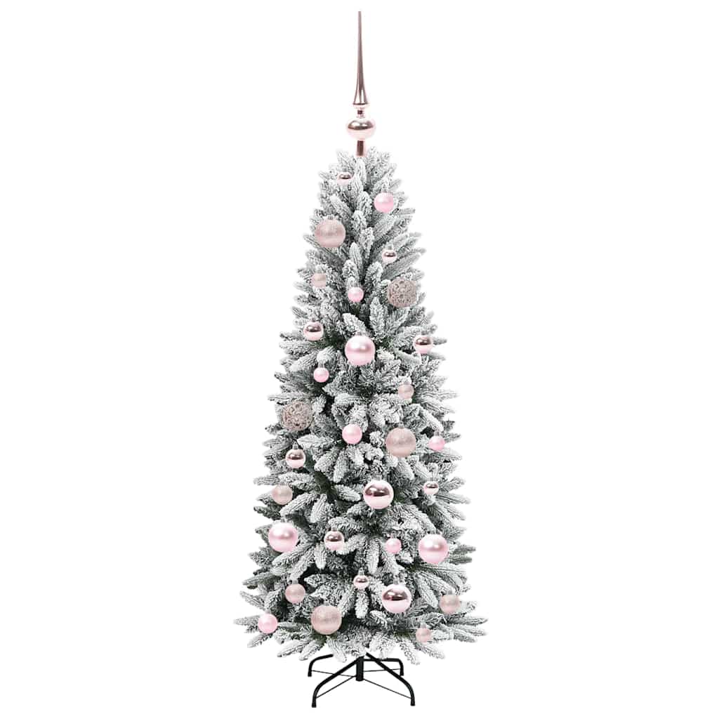 Artificial Christmas Tree with 150 LEDs with Stand White 120 cm