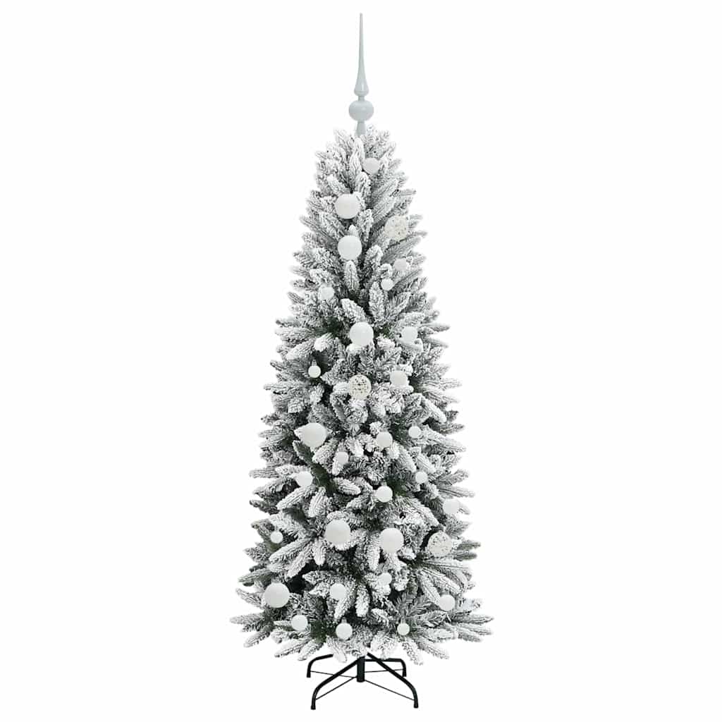 Artificial Christmas Tree with 150 LEDs with Stand White 120 cm