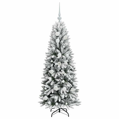 Artificial Christmas Tree with 150 LEDs with Stand White 120 cm