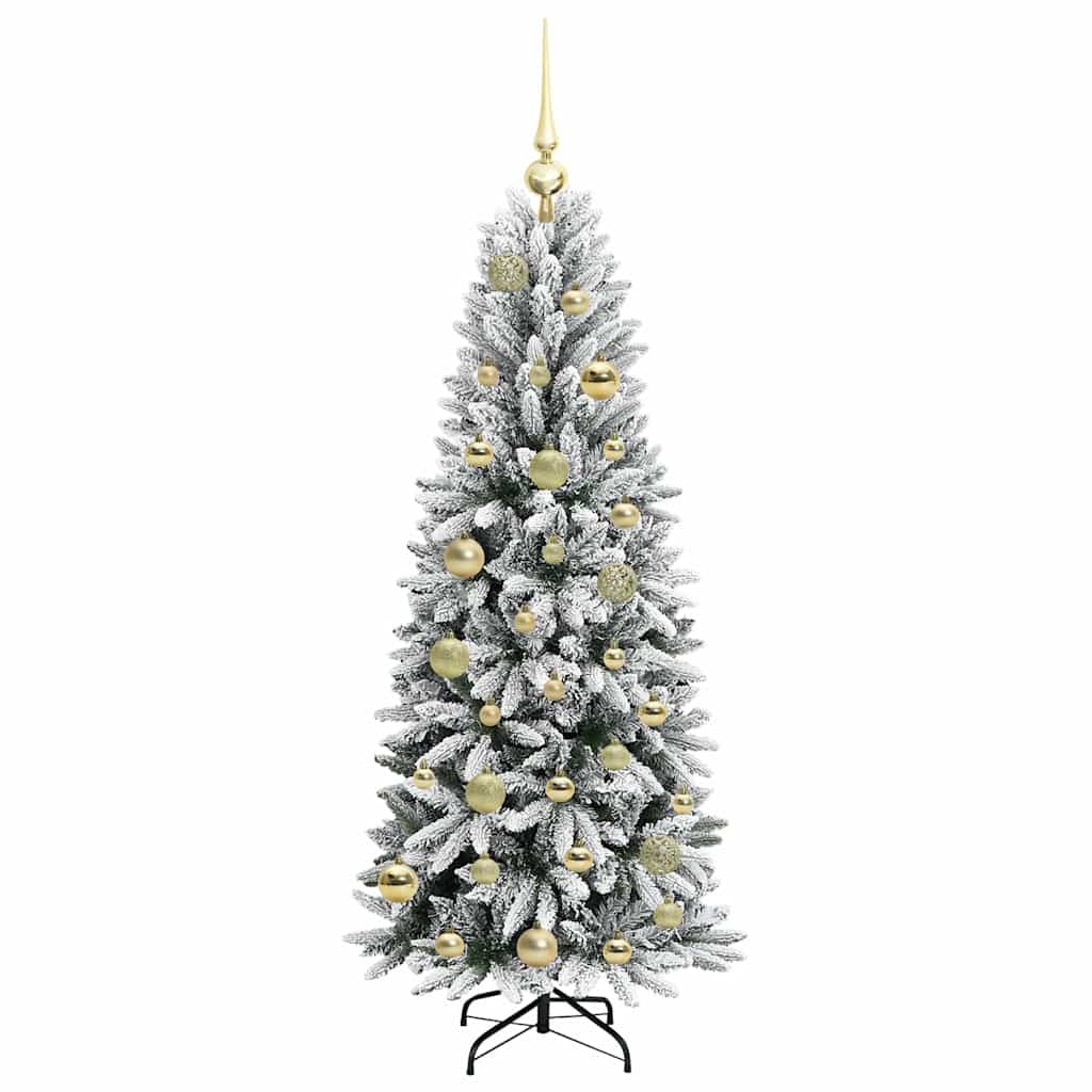 Artificial Christmas Tree with 150 LEDs with Stand White 120 cm