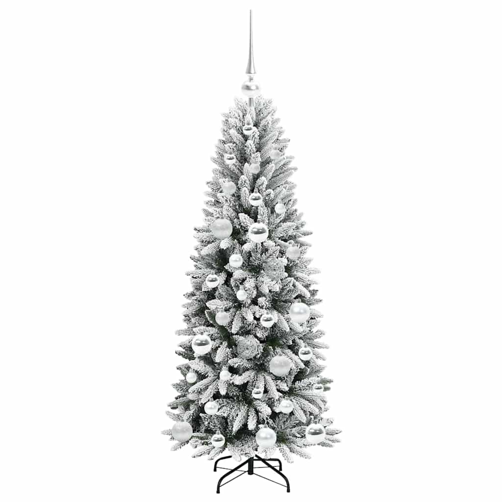 Artificial Christmas Tree with 150 LEDs with Stand White 120 cm