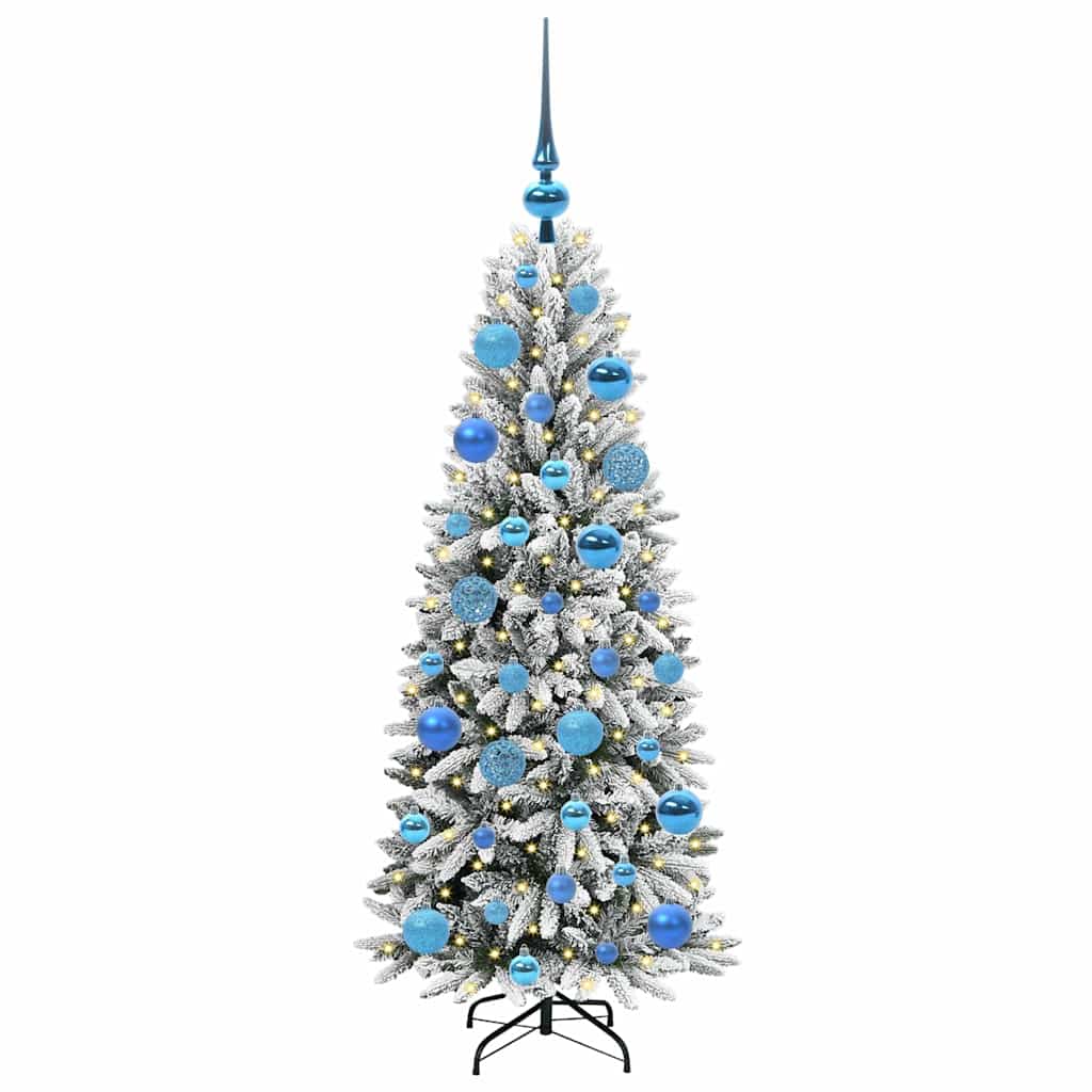 Artificial Christmas Tree with 150 LEDs with Stand White 120 cm