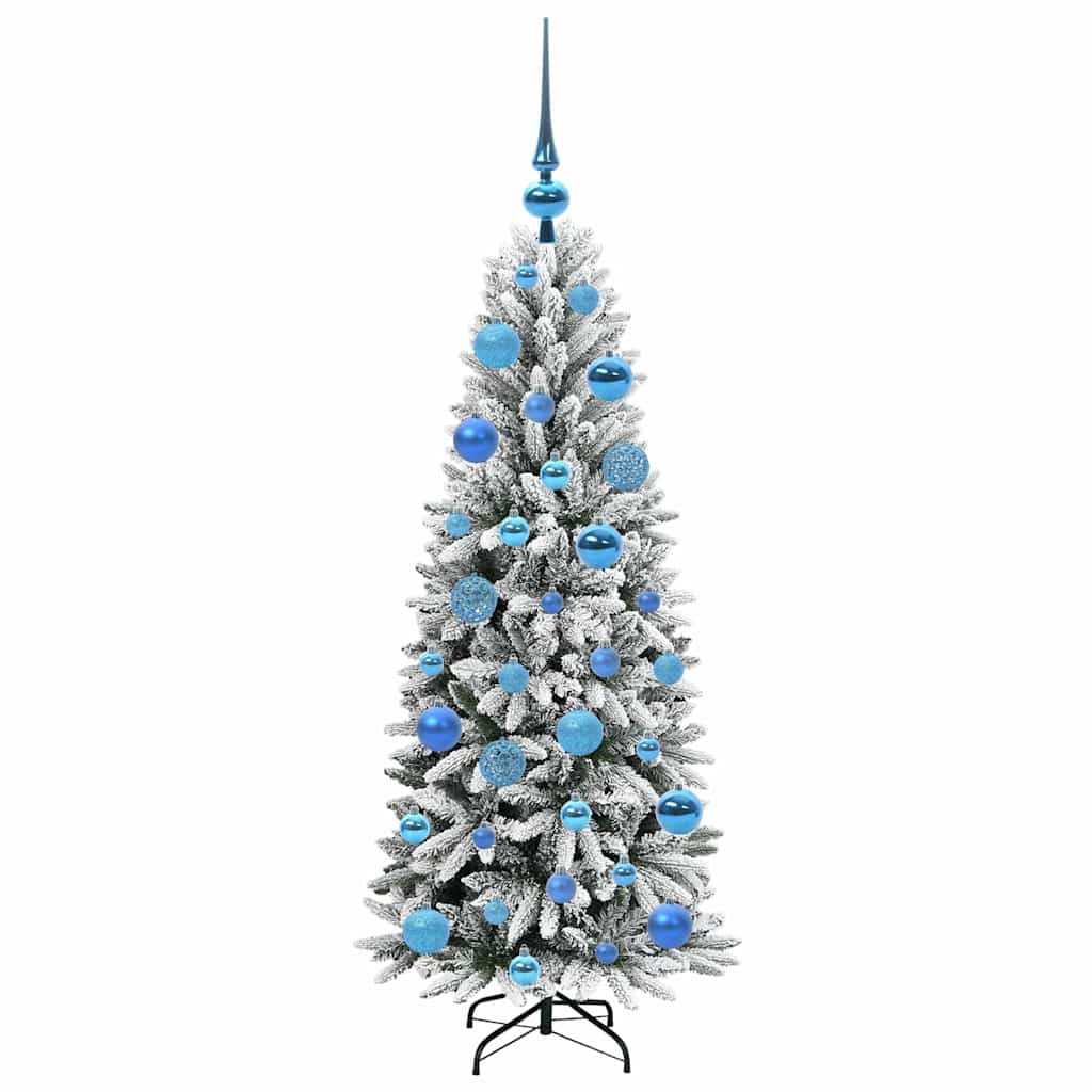 Artificial Christmas Tree with 150 LEDs with Stand White 120 cm