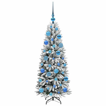 Artificial Christmas Tree with 150 LEDs with Stand White 120 cm