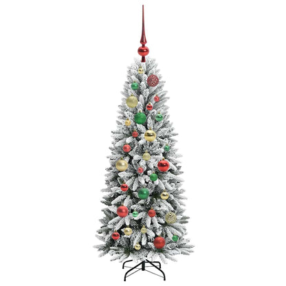 Artificial Christmas Tree with 150 LEDs with Stand White 120 cm