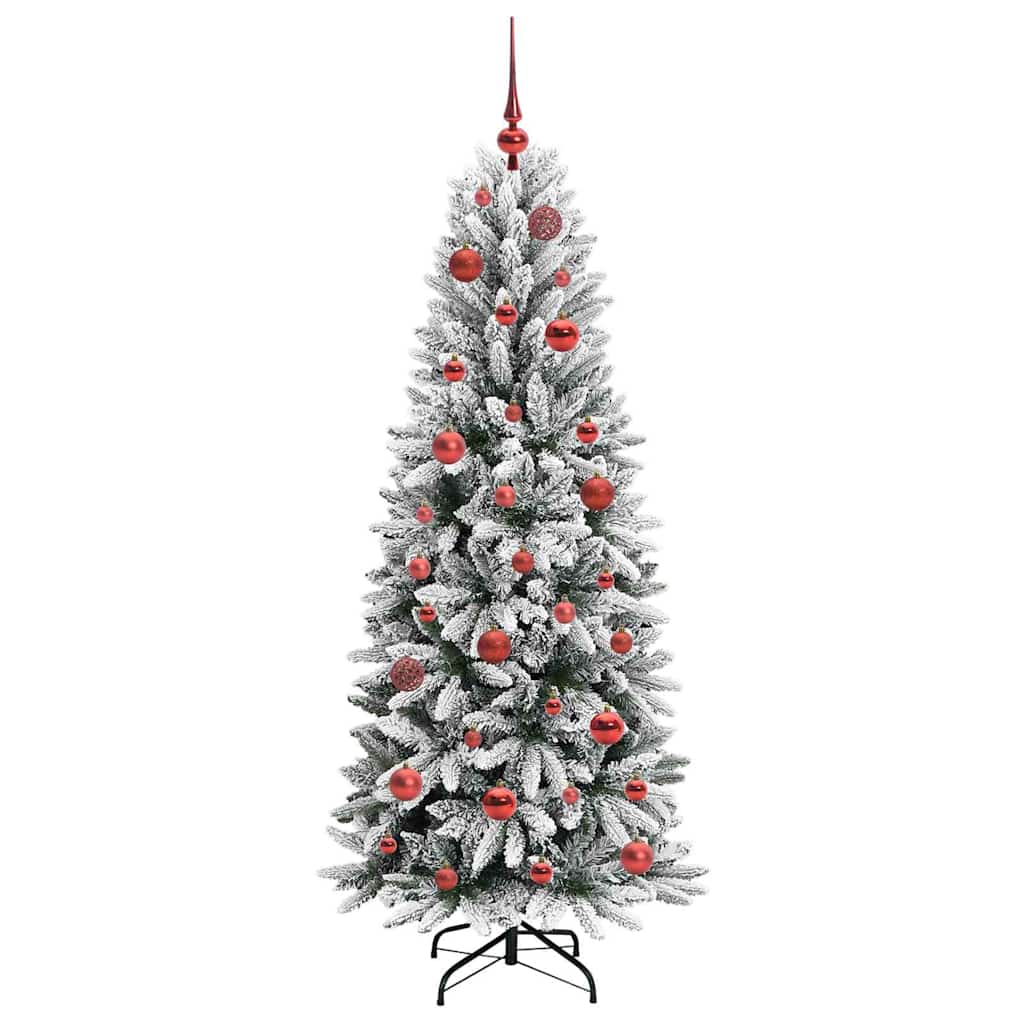 Artificial Christmas Tree with 150 LEDs with Stand White 150 cm