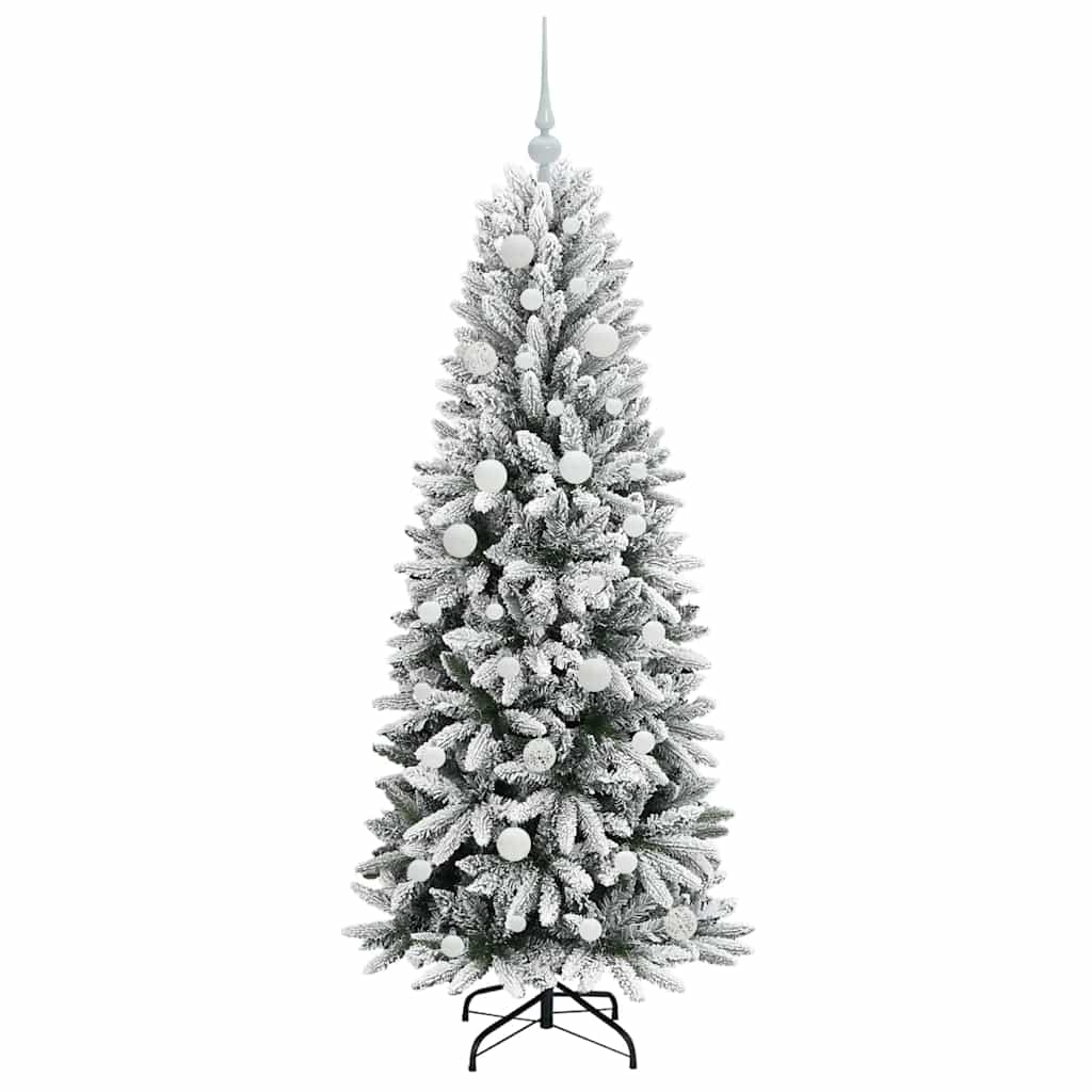 Artificial Christmas Tree with 150 LEDs with Stand White 150 cm