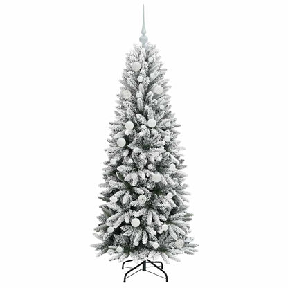 Artificial Christmas Tree with 150 LEDs with Stand White 150 cm