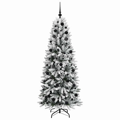 Artificial Christmas Tree with 300 LEDs with Stand White 180 cm