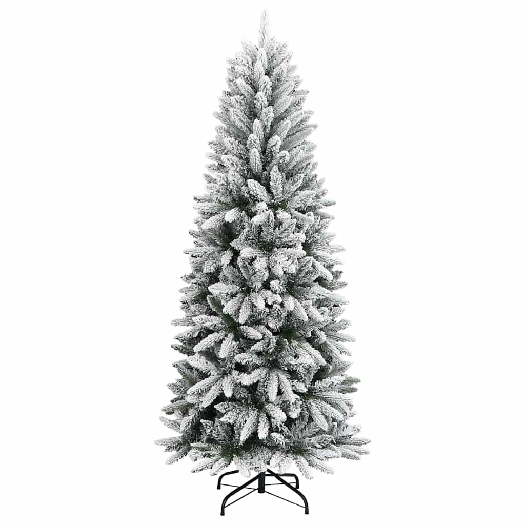 Artificial Christmas Tree with 300 LEDs with Stand White 210 cm