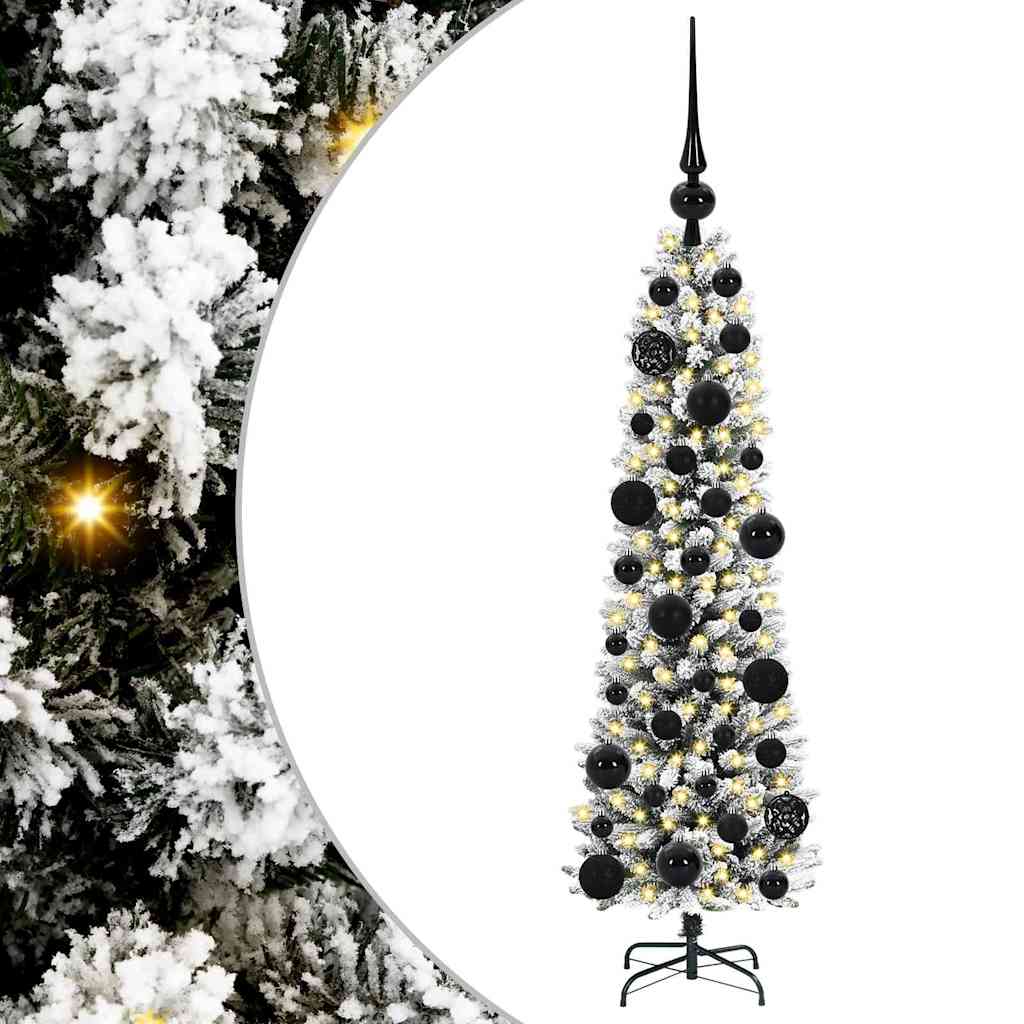 Artificial Christmas Tree with 150 LEDs with Stand White 120 cm