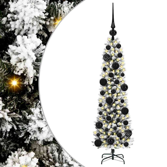 Artificial Christmas Tree with 150 LEDs with Stand White 120 cm