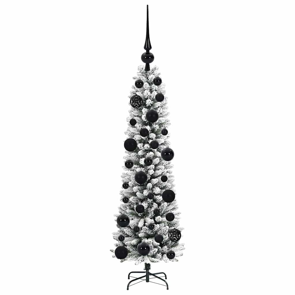 Artificial Christmas Tree with 150 LEDs with Stand White 120 cm