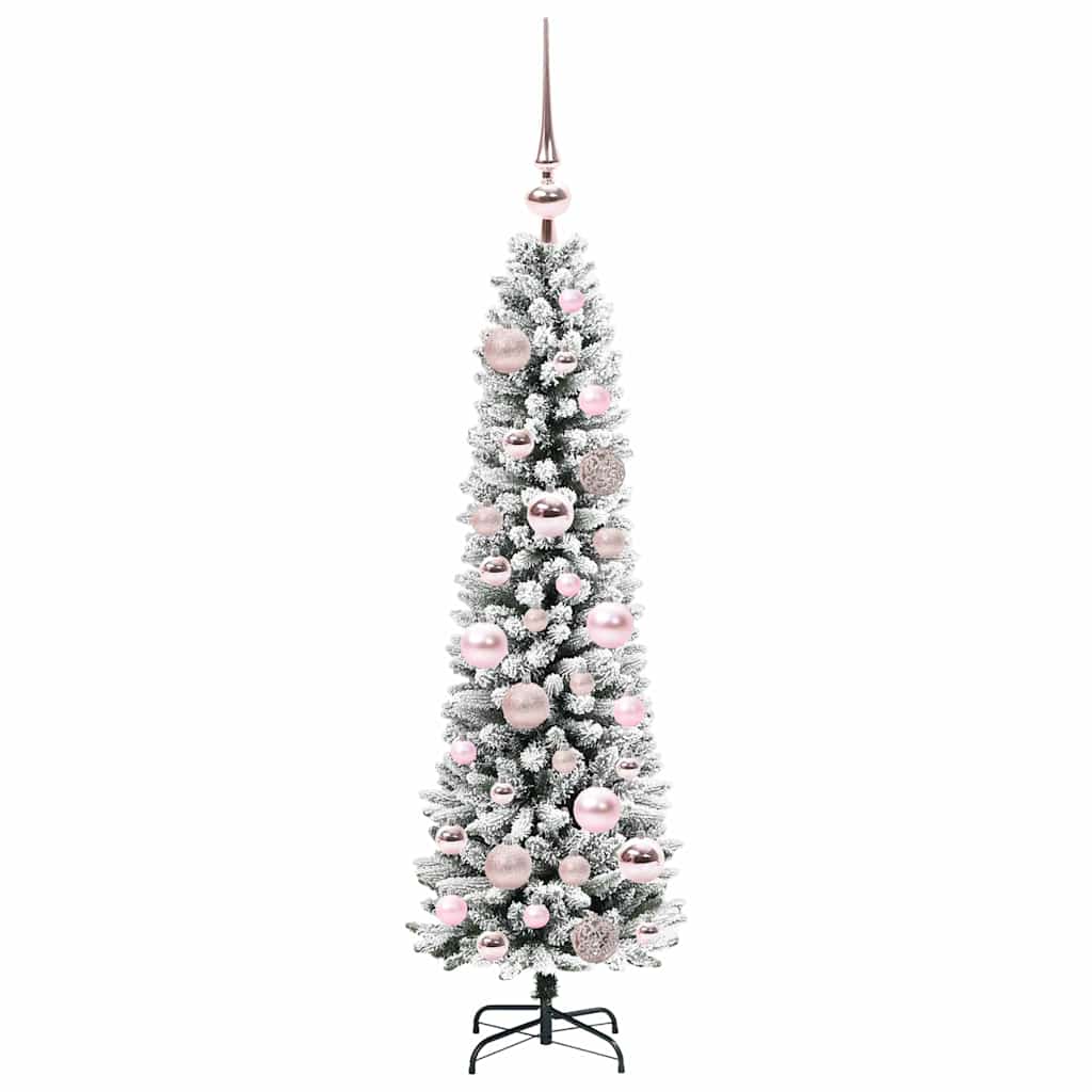 Artificial Christmas Tree with 150 LEDs with Stand White 120 cm