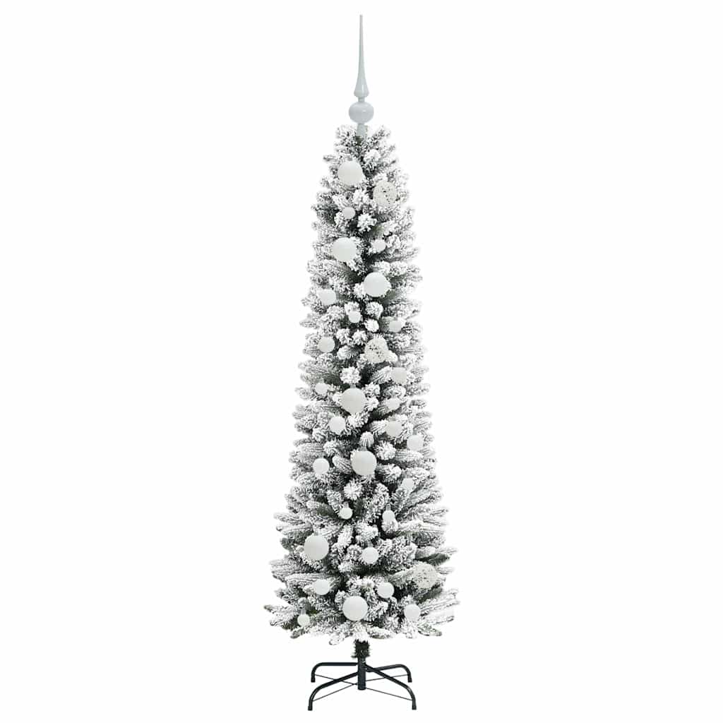 Artificial Christmas Tree with 150 LEDs with Stand White 120 cm