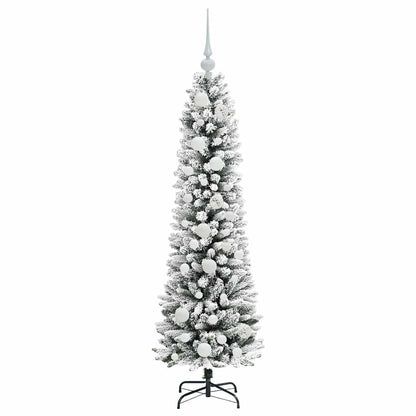 Artificial Christmas Tree with 150 LEDs with Stand White 120 cm