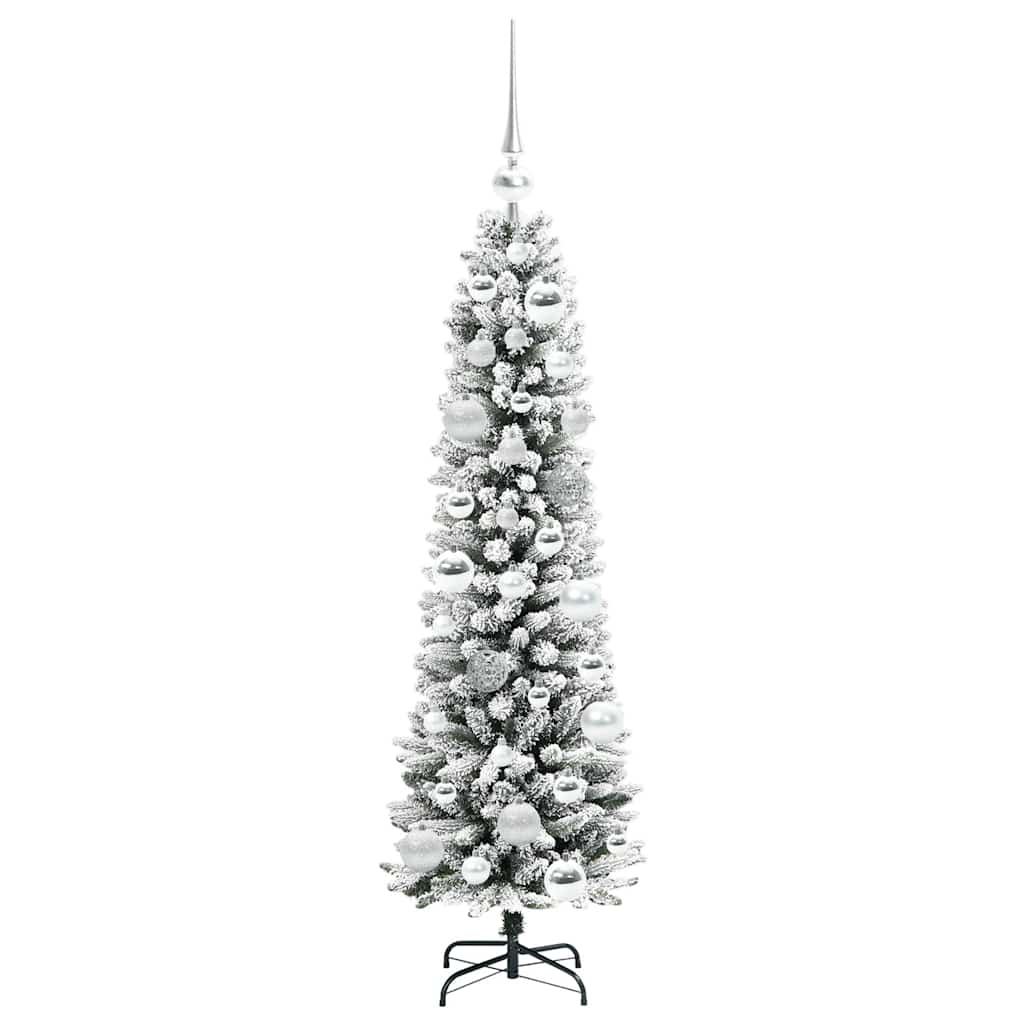 Artificial Christmas Tree with 150 LEDs with Stand White 120 cm