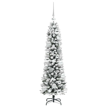 Artificial Christmas Tree with 150 LEDs with Stand White 120 cm