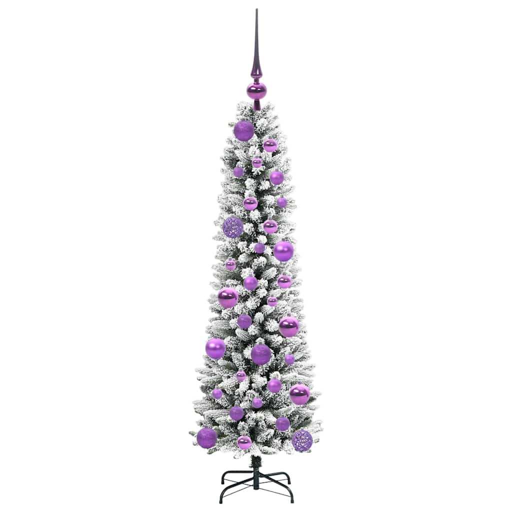 Artificial Christmas Tree with 150 LEDs with Stand White 120 cm