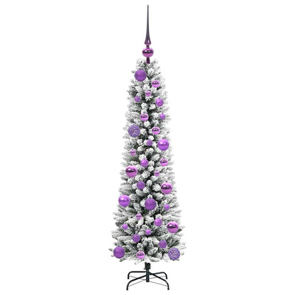 Artificial Christmas Tree with 150 LEDs with Stand White 120 cm