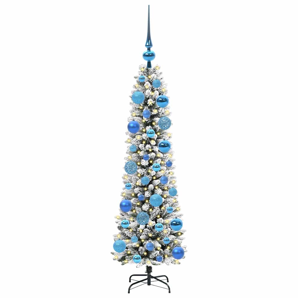 Artificial Christmas Tree with 150 LEDs with Stand White 120 cm