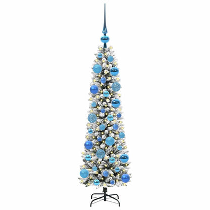 Artificial Christmas Tree with 150 LEDs with Stand White 120 cm