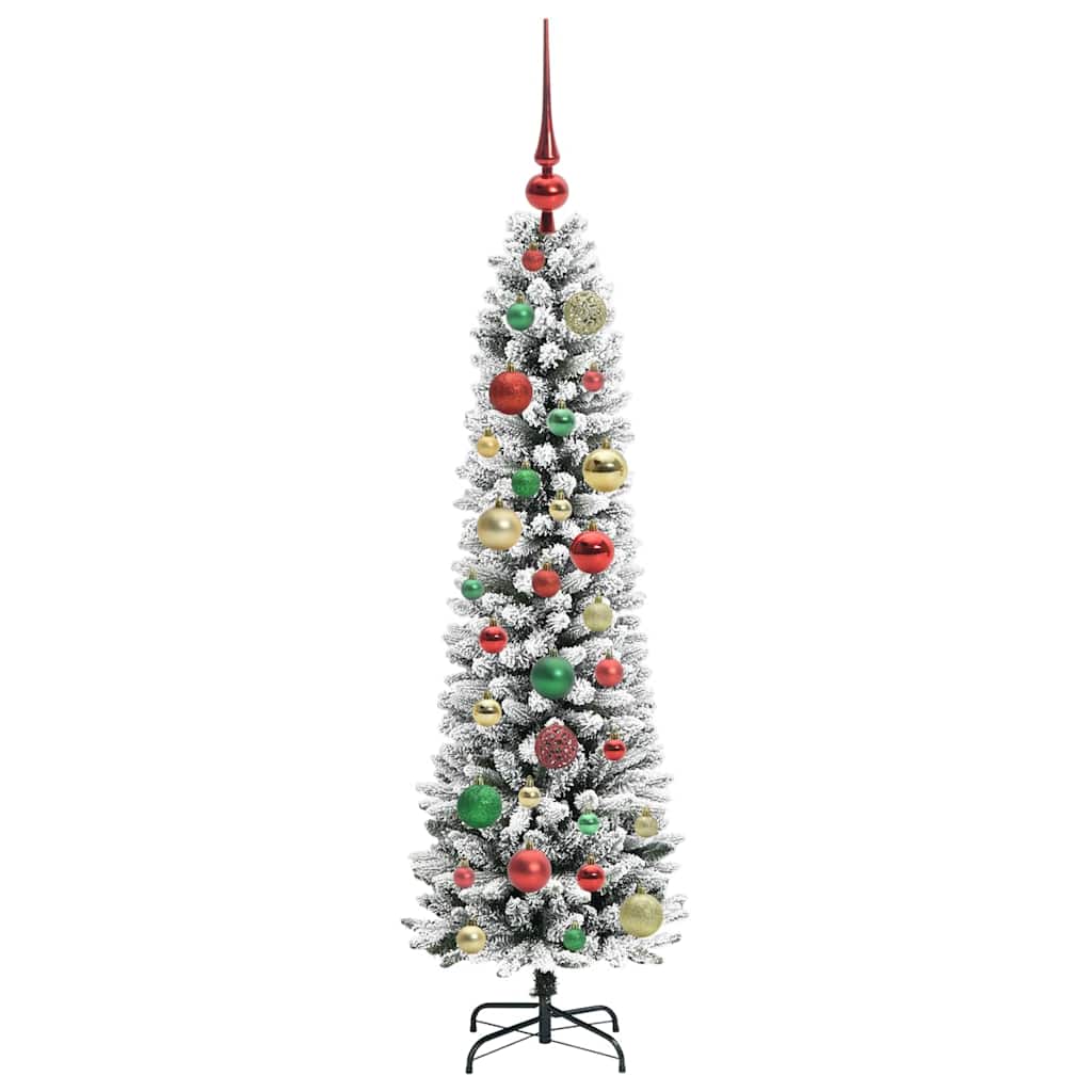 Artificial Christmas Tree with 150 LEDs with Stand White 120 cm