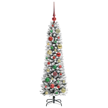 Artificial Christmas Tree with 150 LEDs with Stand White 120 cm