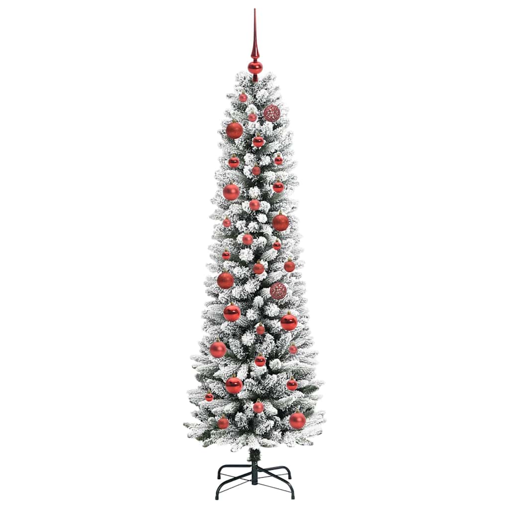 Artificial Christmas Tree with 150 LEDs with Stand White 150 cm