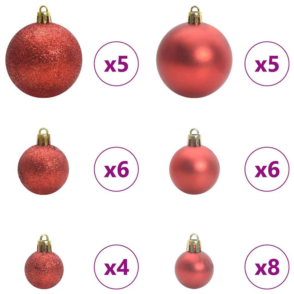 Artificial Christmas Tree with 150 LEDs with Stand White 150 cm