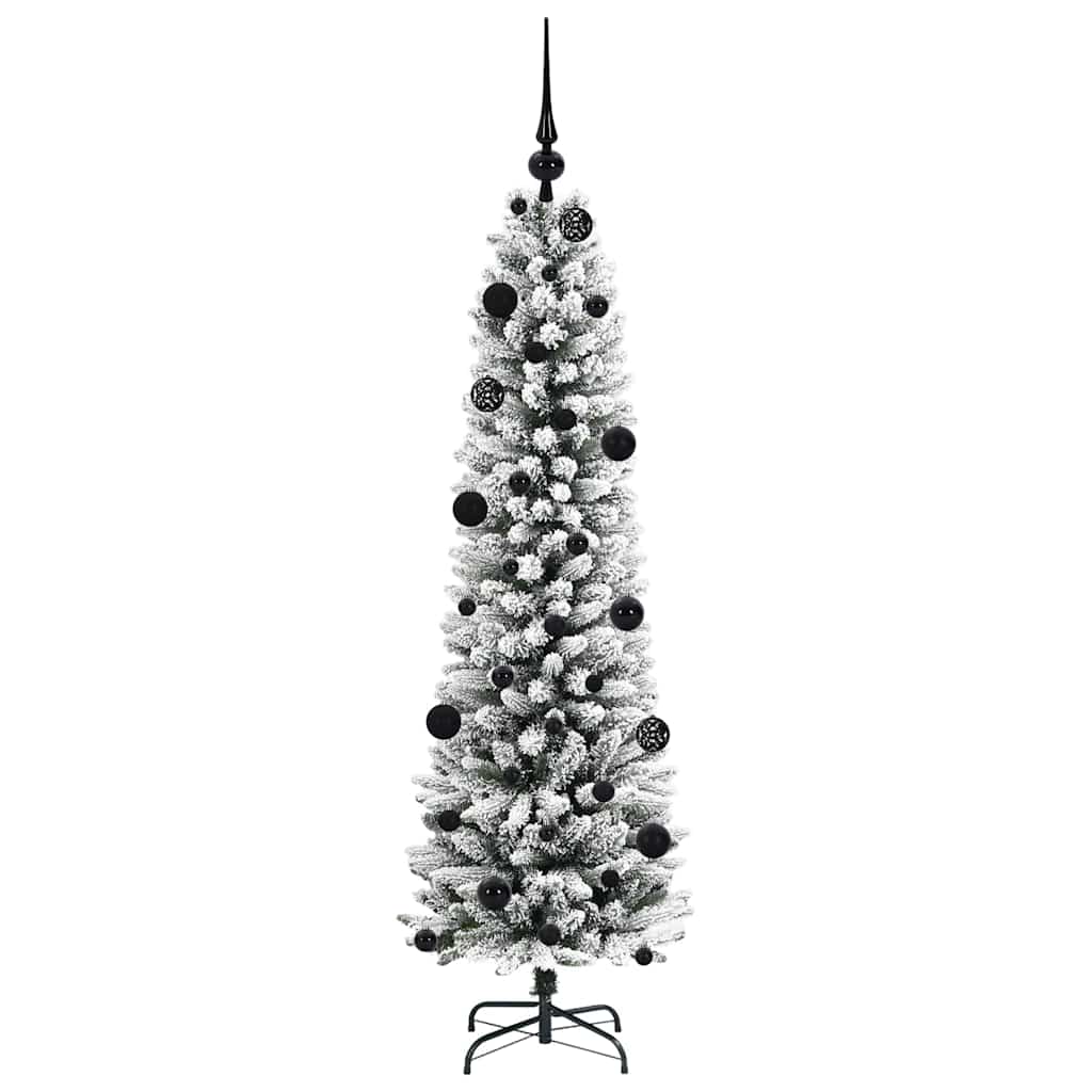 Artificial Christmas Tree with 150 LEDs with Stand White 150 cm