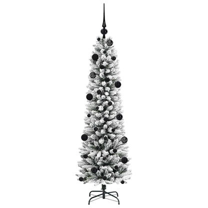 Artificial Christmas Tree with 150 LEDs with Stand White 150 cm