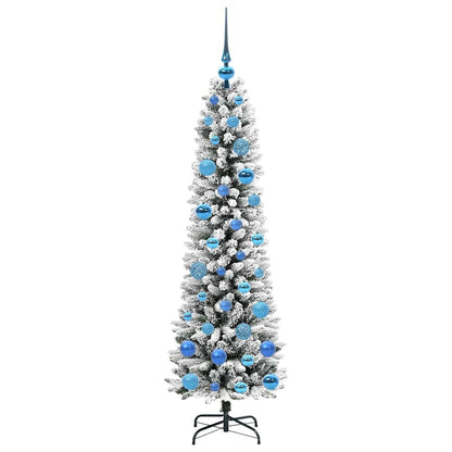 Artificial Christmas Tree with 150 LEDs with Stand White 150 cm