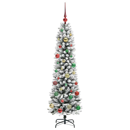 Artificial Christmas Tree with 150 LEDs with Stand White 150 cm