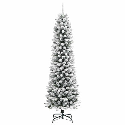 Artificial Christmas Tree with 300 LEDs with Stand White 180 cm