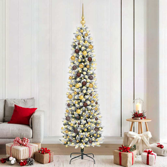 Artificial Christmas Tree White 210 cm