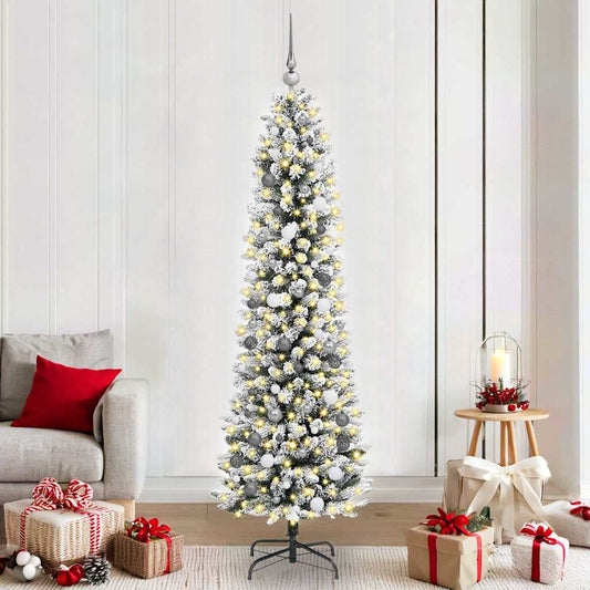 Artificial Christmas Tree White 210 cm