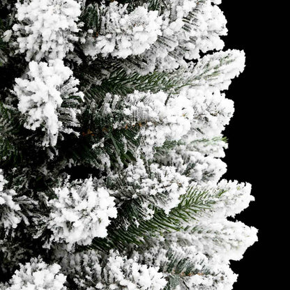 Artificial Christmas Tree with 300 LEDs with Stand White 240 cm
