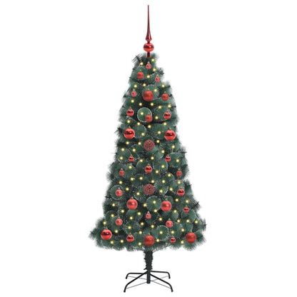 Artificial Pre-lit Christmas Tree with Ball Set Green 120 cm