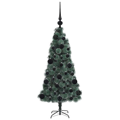 Artificial Pre-lit Christmas Tree with Ball Set Green 120 cm