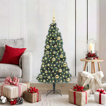 Artificial Pre-lit Christmas Tree with Ball Set Green 120 cm