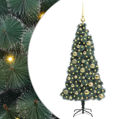 Artificial Pre-lit Christmas Tree with Ball Set Green 120 cm