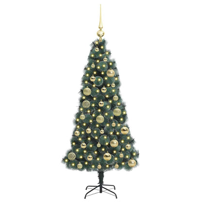 Artificial Pre-lit Christmas Tree with Ball Set Green 120 cm
